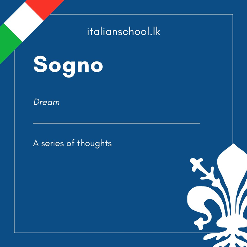 Italian Word of the Day! – sogno